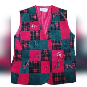 Holiday Patchwork Vest